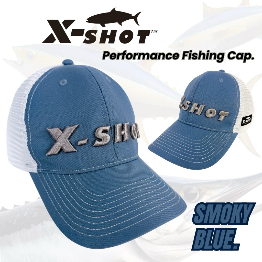 หมวกตกปลา X-SHOT Performance Fishing Cap แท้100% จากค่าย X-SHOT [หมวกแก๊ป]