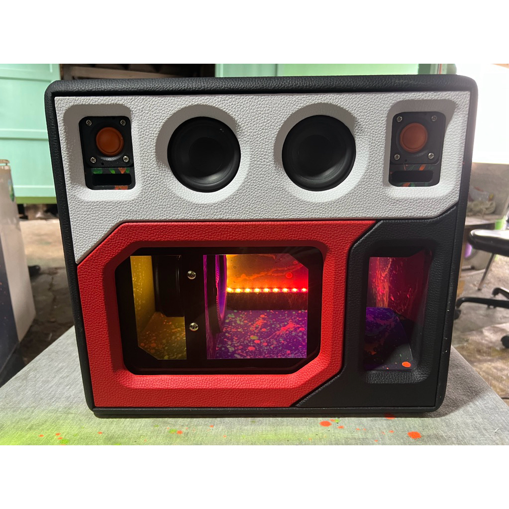 ลำโพงบูลทูธ 6.5นิ้วกระแทกข้าง