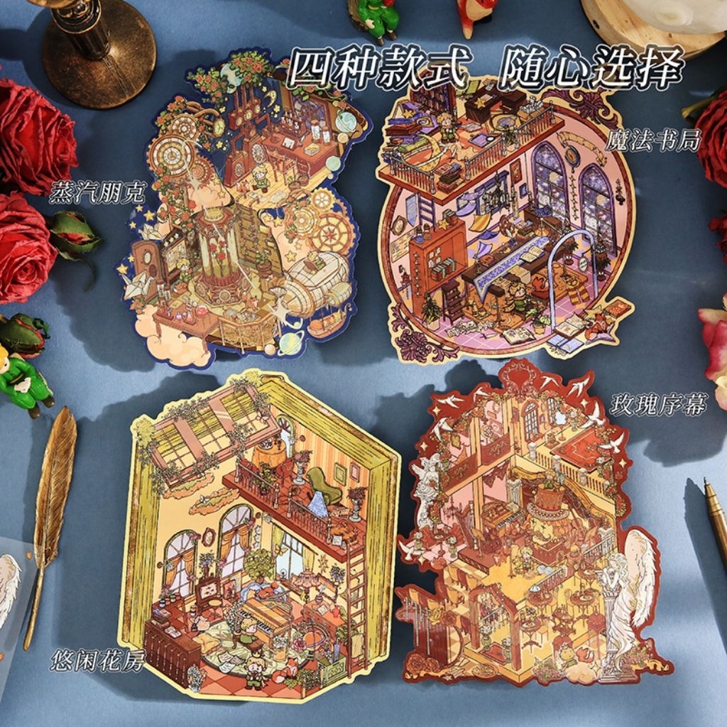 [พร้อมส่ง] สติกเกอร์ Mr. Paper 3D จากการ์ตูนเรื่องนิทานเจ้าชายน้อย