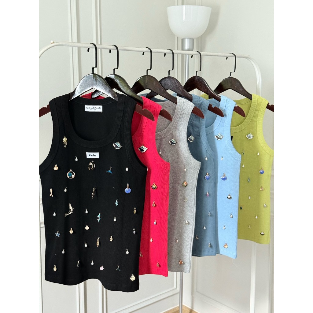 KACHA BRAND เสื้อกล้ามพรีเมี่ยม Tank Top Premium  6 color