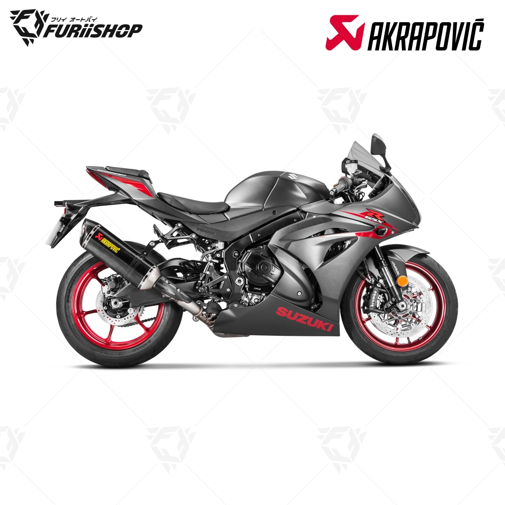 ท่อสูตร/ท่อแต่ง/ท่อไอเสีย Akrapovic Slip on Carbon : for Suzuki GSXR1000 2017-2021 All new!!