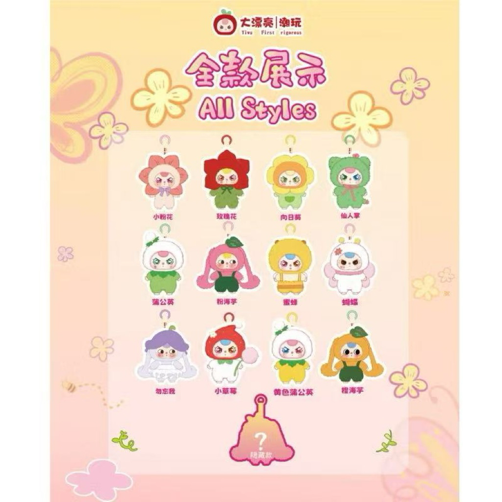 🔴ยกบ็อก(6 ตัว)🔴🔥โค้ดแฟชั่นลด30%🔥พร้อมส่งในไทย🔥Babythree Where Is The Spring พวงกุญแจ