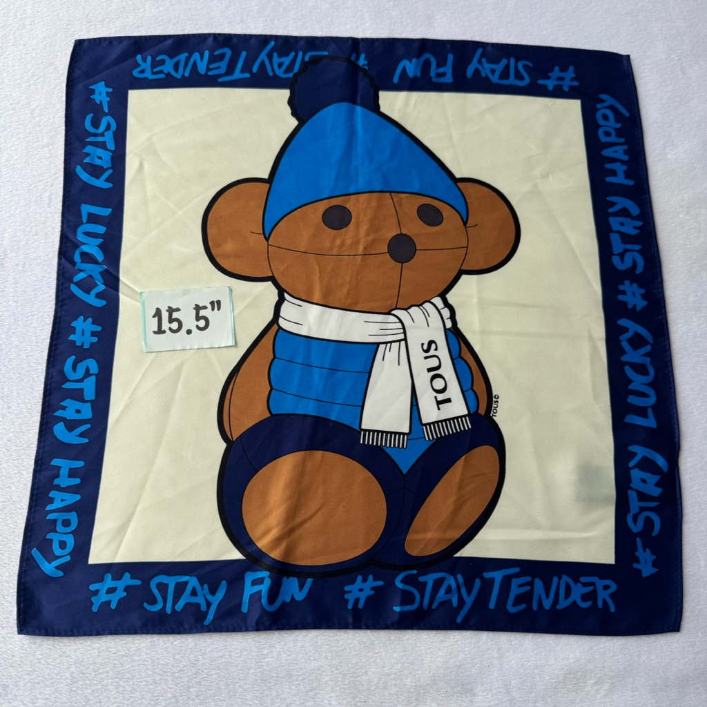 Tous ผ้าเช็ดหน้า ลายการ์ตูน