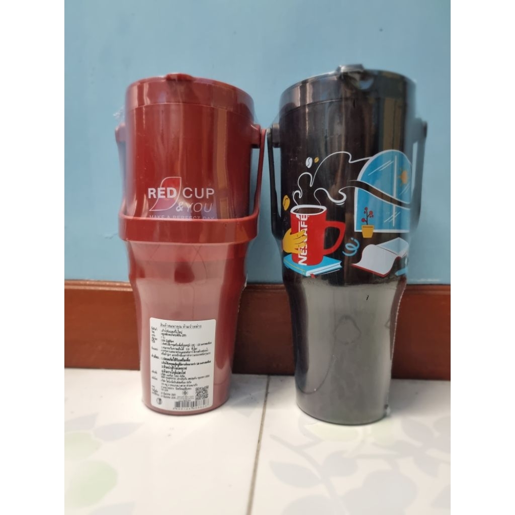 แก้วน้ำทัมเบลอร์ใบใหญ่ Nescafe Red Cup