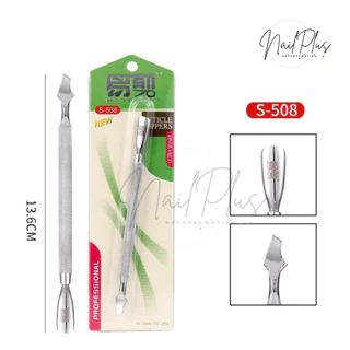 ที่ดันหนัง พุชเชอร์ 2หัว (อย่างดี) เหล็กดุนหนัง ที่ขูดสี ซองเขียว (พร้อมส่ง)