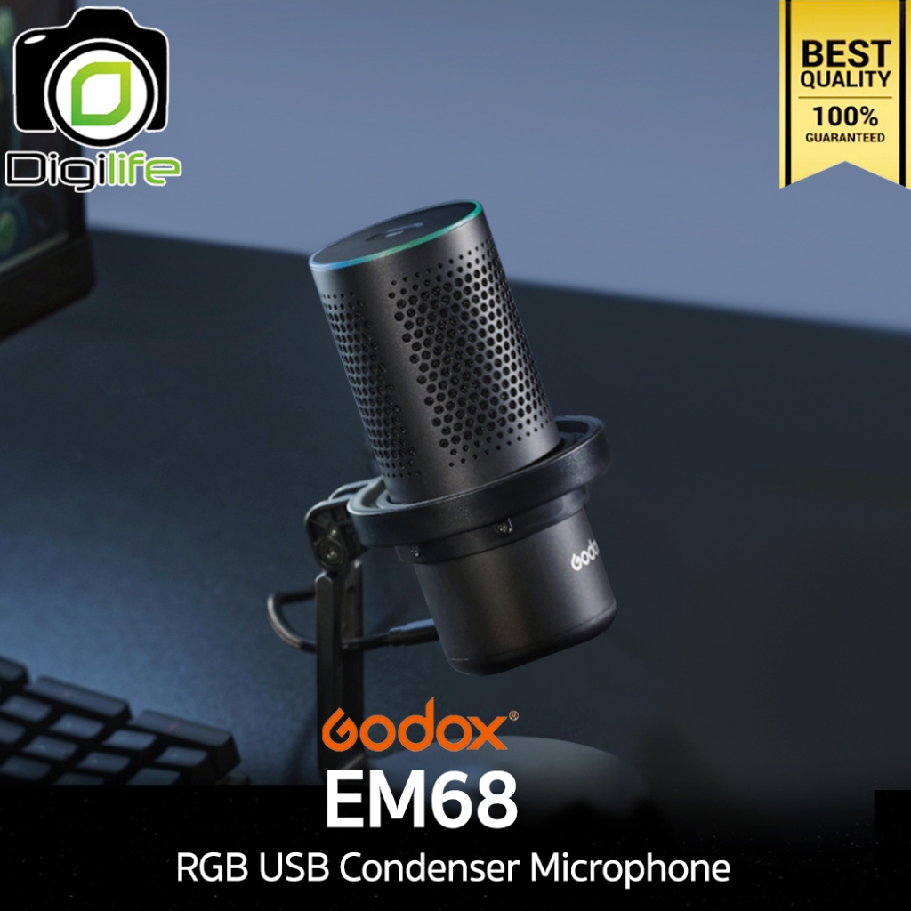 ลดล้างสต๊อก - Godox Microphone EM68 USB Condenser Microphone สำหรับ Live streame, Video / Digilife