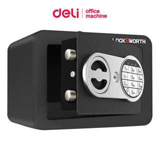 Deli ตู้เซฟนิรภัย ตู้เซฟ สีป้องกันสนิม แข็งแรงอย่างดี ระบบกุ…