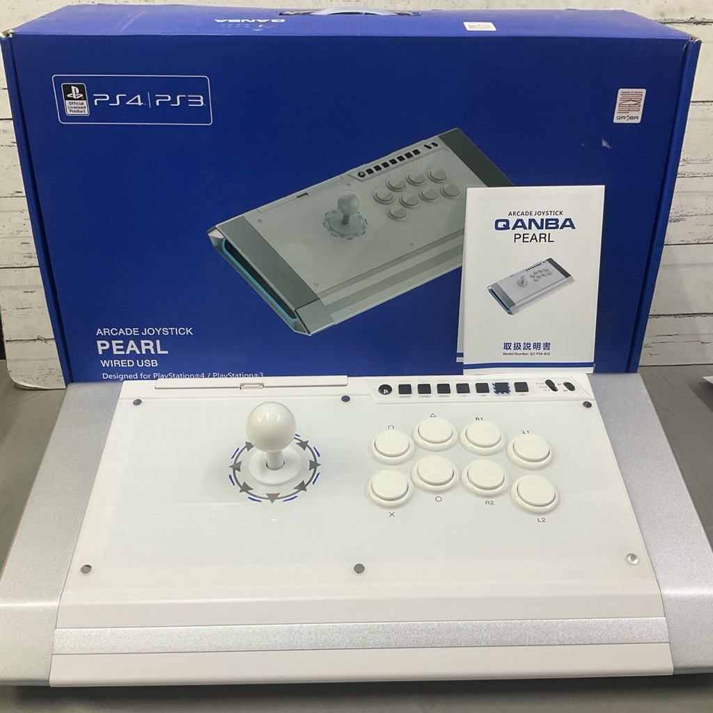 จอยโยก Qanba Q3 Obsidian Arcade Joystick สำหรับ เครื่อง PS3 PS4 และ PC จอย คันโยก PlayStation QANBA