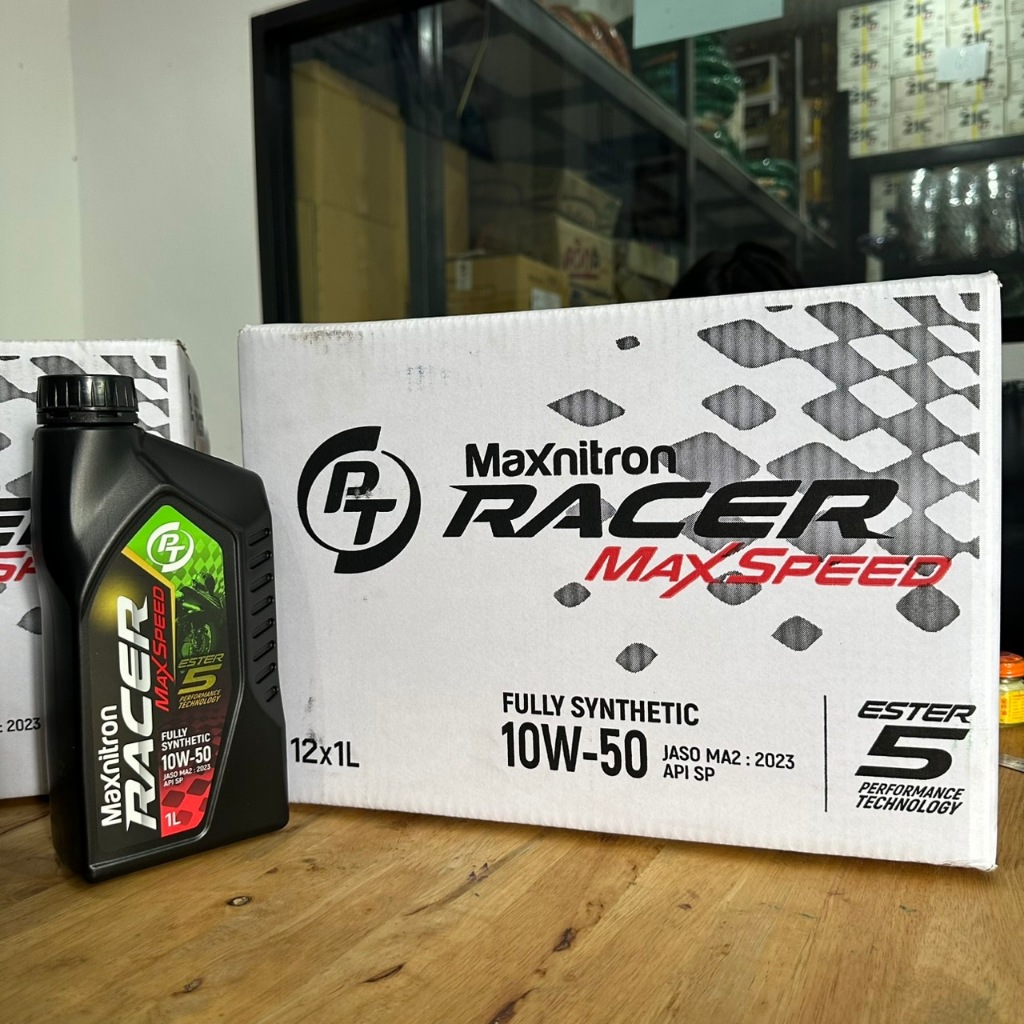 น้ำมันเครื่อง(ยกลัง)PT Maxnitron 10w50(1 ลิตร)