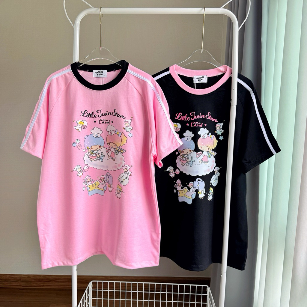 เสื้อยืดโอเวอร์ไซส์ QL ลิตเติ้ลทวินสตาร์