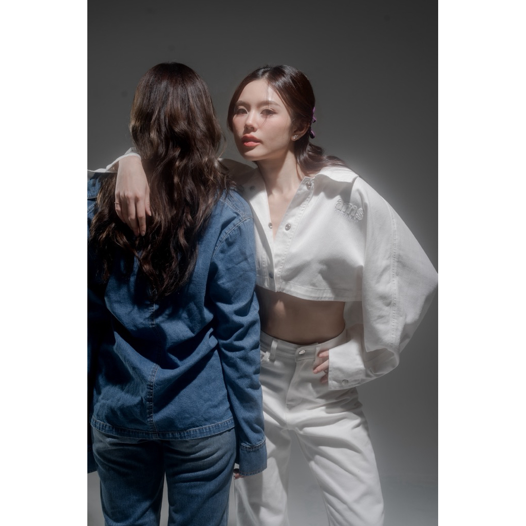 ams.commune เสื้อครอปยีนส์ - รูปที่ 2