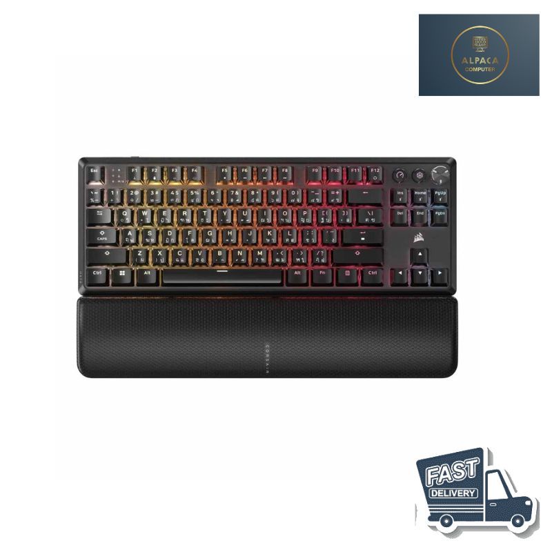 CORSAIR GAMING KEYBOARD K70 CORE TKL WIRELESS [TH] : CH-914901E-TH สินค้าพร้อมส่ง