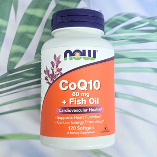 โคคิวเท็น CoQ10 with Omega-3 Fish Oil 60 mg 120 Softgels (No…