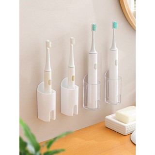 ที่เแขวนแปรงสีฟัน สีขาวใส ขนาดกำลังดี ที่แขวนแปรงสีฟัน​ติด​ผ…