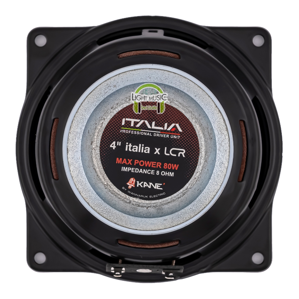 Full Range Speaker Kane Italia X LCR 4 นิ้ว 8 ohm 80 W ดอกลำโพง ดอกลำโพงฟูลเรนจ์ ดอกลำโพงบลูทูธ ดอกลำโพงคอลัมน์ Italia รูปที่ 3
