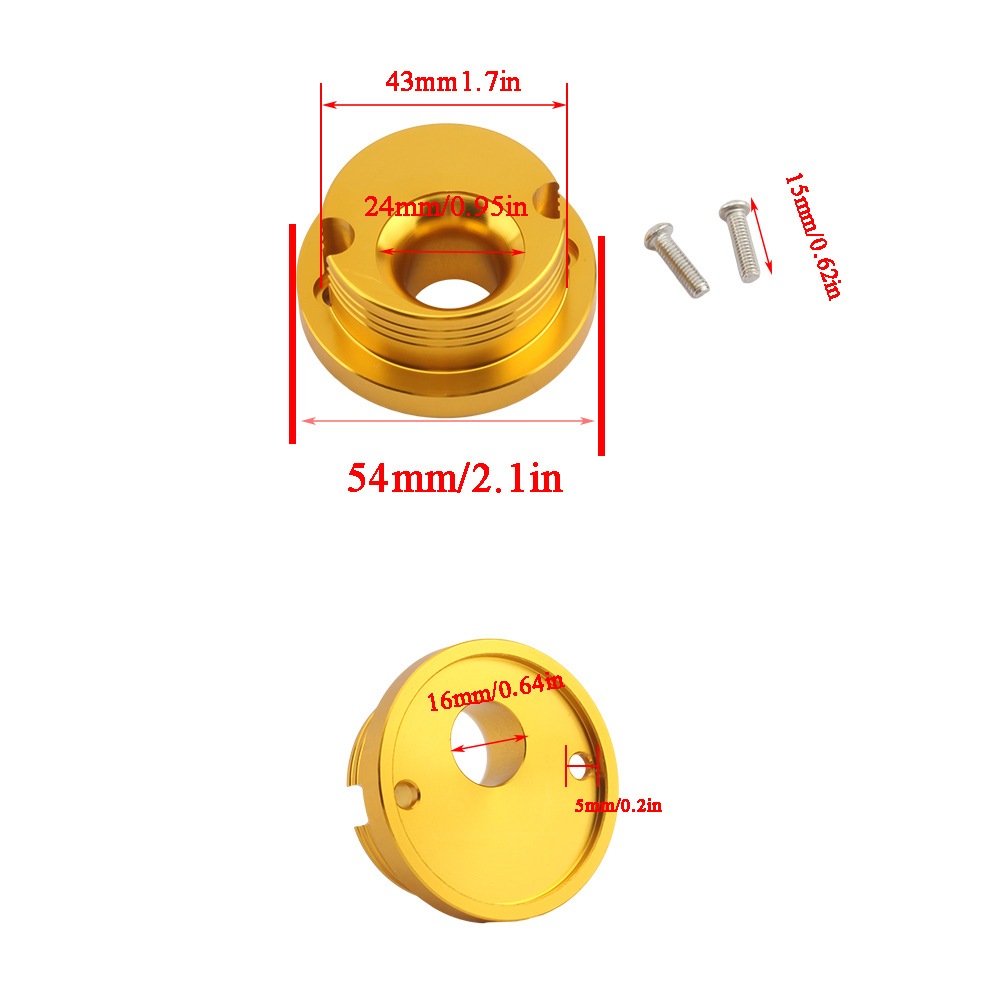 กรองอากาศแห้ง กรองอากาศแต่ง เครื่องตัดหญ้า รุ่น 411 GX35 (คละสี) - รูปที่ 2