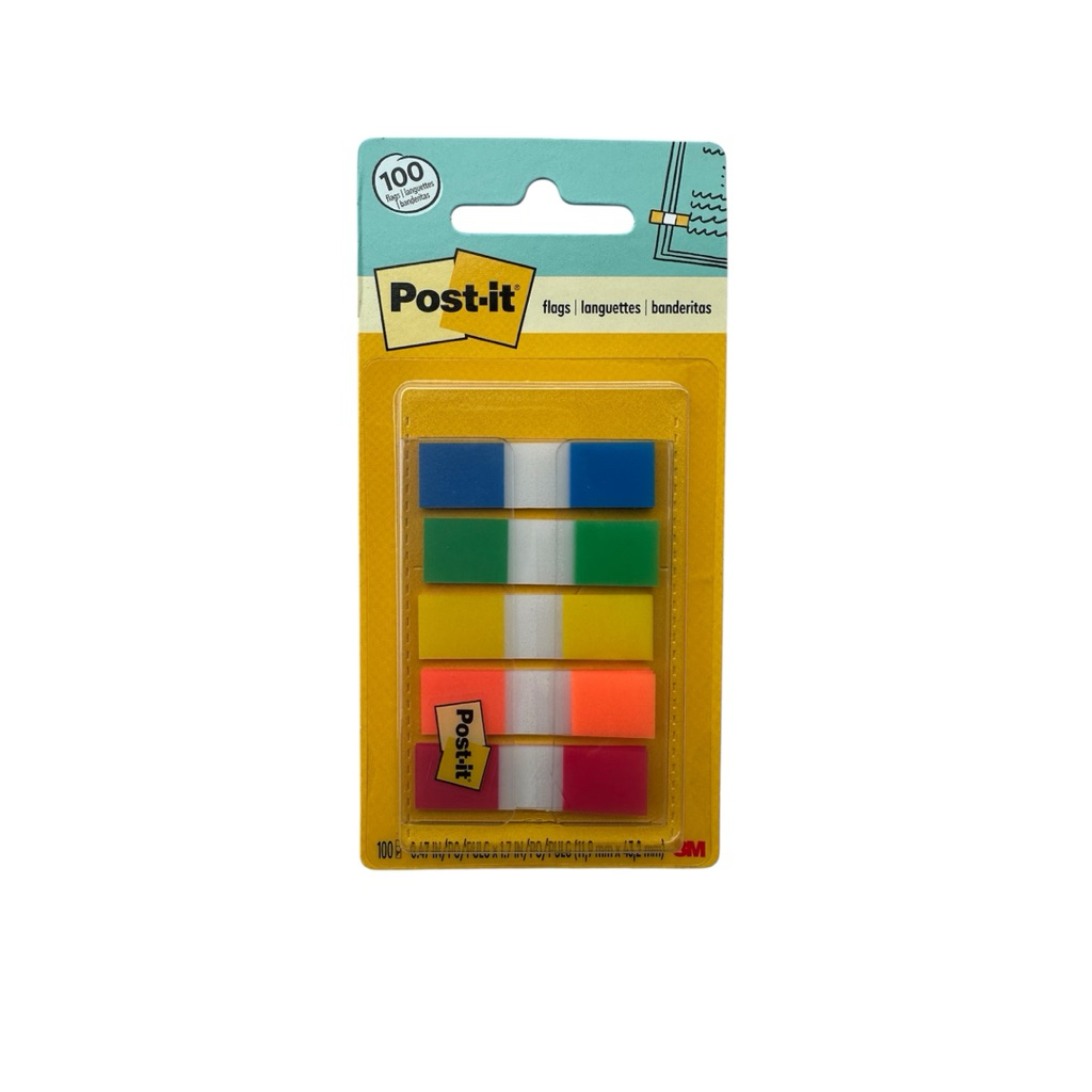 โพสต์-อิท แฟล็กซ์ 0.5"x1.7" คละ 5 สี โพสต์-อิท 683-5CF