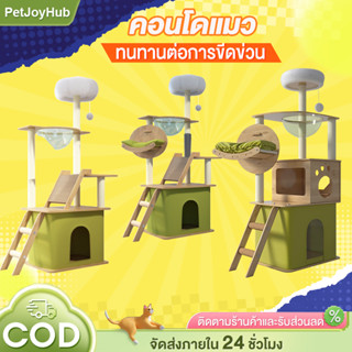 คอนโดแมว ต้นไม้แมว คอนโดแมวไม้ คอนโดแมวพร้อมที่ลับเล็บ คอนโด…