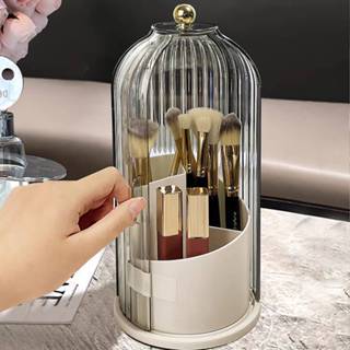 ที่ใส่แปรงแต่งหน้า แบบบานสไลด์เปิด กล่องใส่แปรงแต่งหน้า กันน…