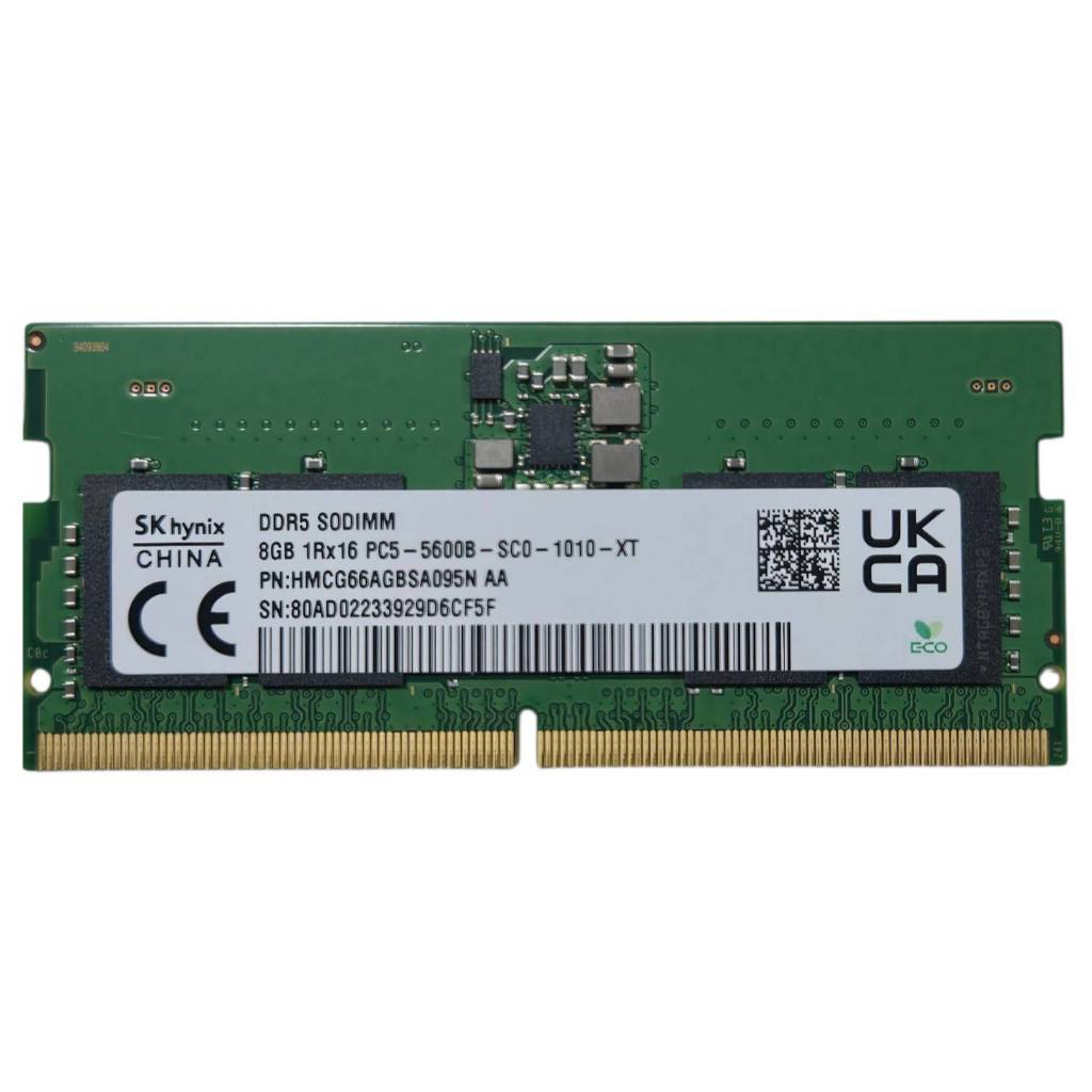 Memory RAM DDR5 8GB SK hynix 5600MHz SODIMM Intel Ryzen AI New