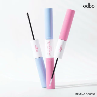 ODBO 2 STEP QUICK & LIGHT LASHS GLUE กาวล๊อคขนตาปลอมโอดีบีโอ ควิกแอนด์ไลท์ แลชกรู OD8059