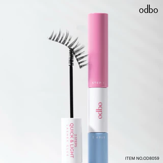 ODBO 2 STEP QUICK & LIGHT LASHS GLUE กาวล๊อคขนตาปลอมโอดีบีโอ ควิกแอนด์ไลท์ แลชกรู OD8059