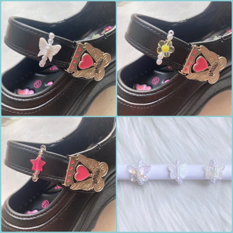 Alyz 💕แหวนรัดสายรองเท้านักเรียน สไตล์เจ้าหญิง น่ารักมาก แหวนลูกปัดรัดรองเท้า - รูปที่ 6