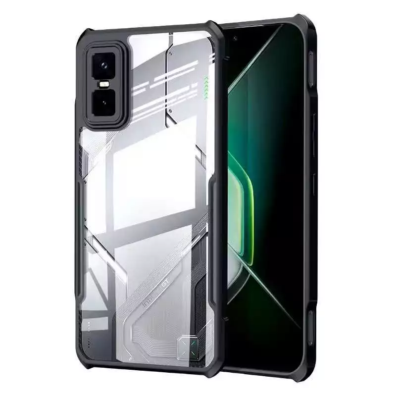 Infinix GT 30 5G/Infinix GT 30 Pro 5G(พร้อมส่งในไทย)เคสกันกระแทกขอบสีหลังใสInfinix GT 30/Infinix GT 30 Proตรงรุ่น