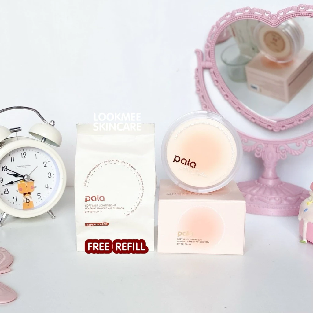 (1แถม1 แถมรีฟีล) PALA คุชชั่น พาลา SOFT MIST LIGHTWEIGHT HOLDING MAKEUP AIR CUSHION SPF50+ PA+++ (รับตรงแบรนด์)