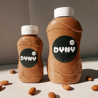DyNy Almond butter เนยถั่วแอลมอนด์ 100% ไม่ได้ใส่น้ำตาล ไม่ได้ใส่น้ำมันเพิ่ม