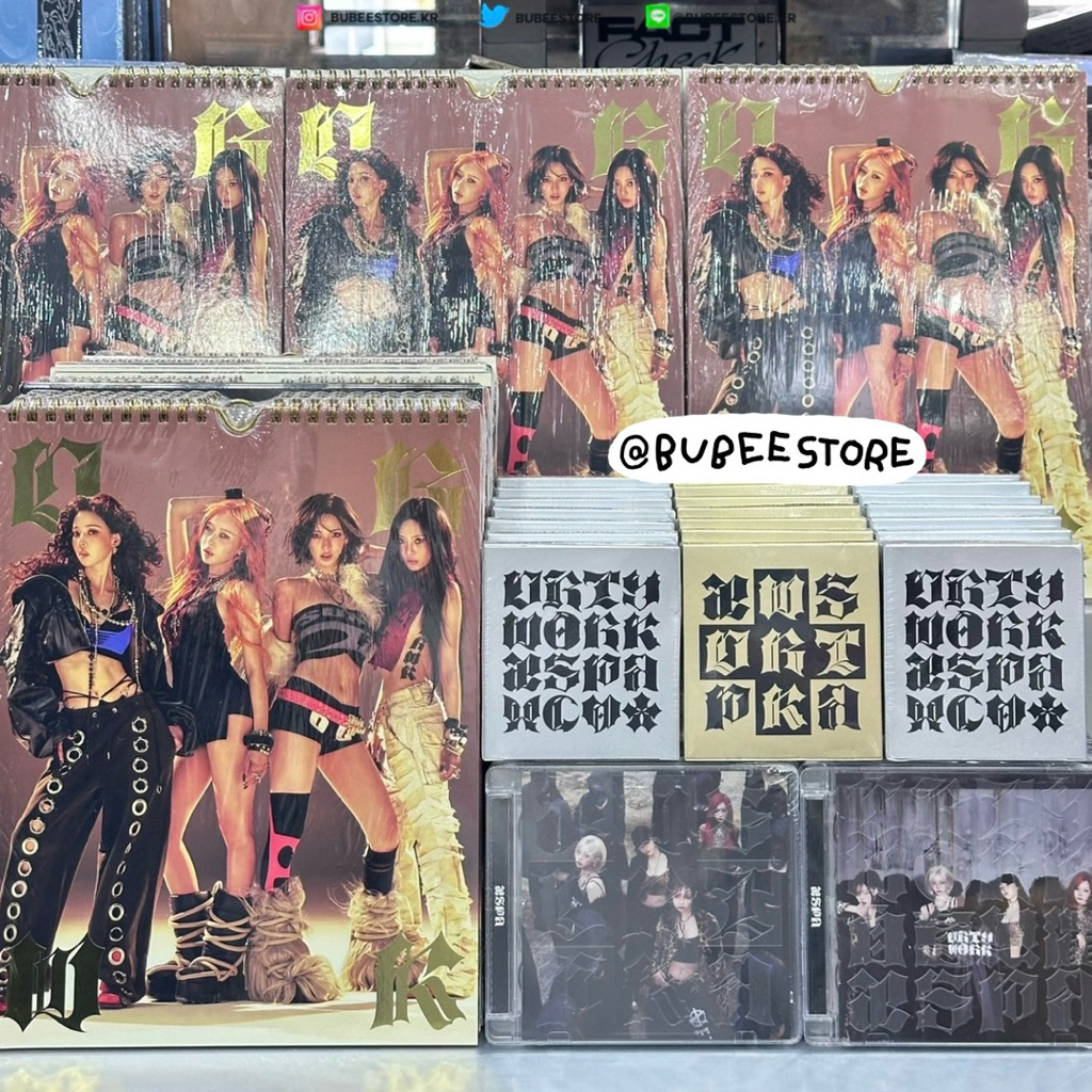 (ใช้โค้ดลด 20-25%สูงสุด 1000.-) พร้อมส่ง aespa - Single Album [Dirty Work]  Dirty Case / Dirty Worke