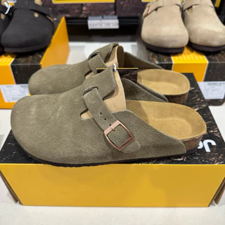 (สินค้าพร้อมส่ง🇹🇭) JEEP Clog Sandal รองเท้าแตะหนังกลับ ส่งของไวมาก💨 อ่านรายละเอียดก่อนสั่ง‼️