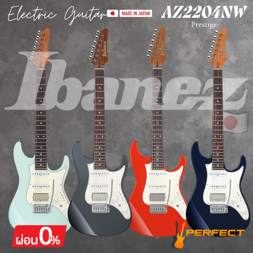 กีตาร์ไฟฟ้า Ibanez Prestige AZ2204NW (Made in Japan) Electric Guitar [ผ่อน 0% 10เดือน]