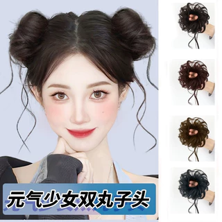 ยางรัดผมบัน แบบยุ่งๆ ทำผมดังเโงะ ใส่ง่าย หนังยางรัดผม Fashion hair band สำหรับผู้หญิงS1286