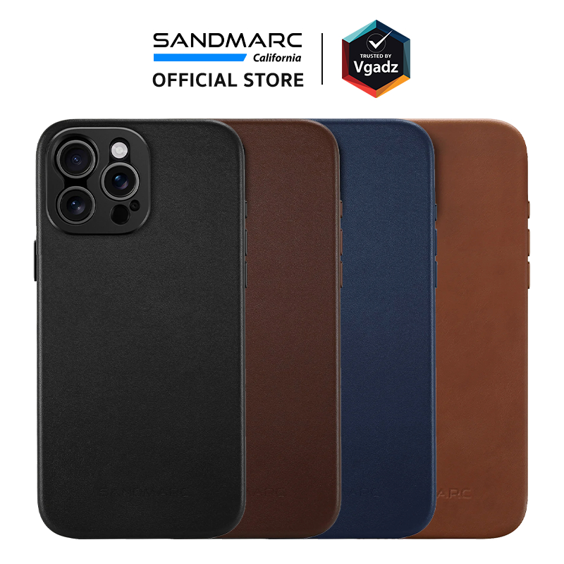 Sandmarc - เคสสำหรับ iPhone 16 Pro / 16 Pro Max รุ่น Pro Leather Case