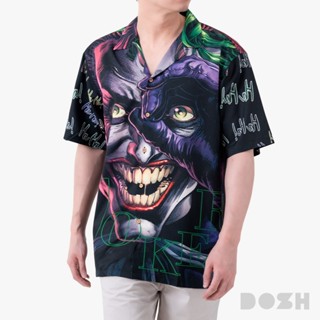 DOSH MEN'S HAWAII BATMAN เสื้อเชิ้ตฮาวาย DBMS5000-BL (S-XL)