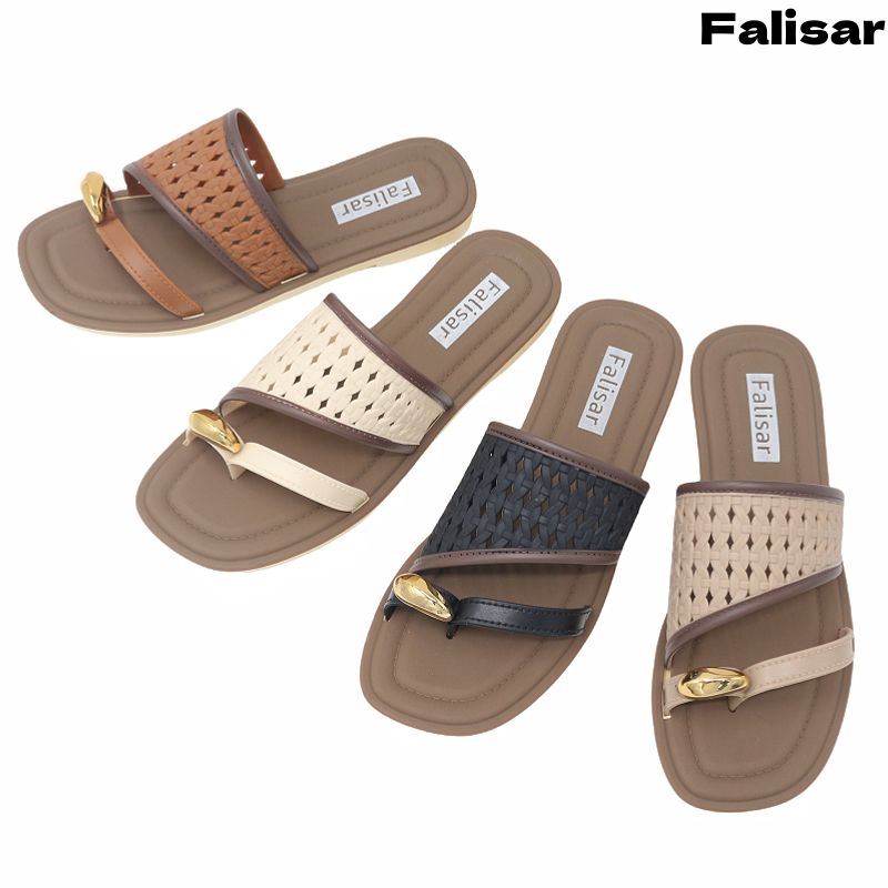 Falisar รองเท้าแตะหนีบผู้หญิง รุ่น A07-2 กันน้ำ+กันลื่น+น้ำหนักเบา! มี 4 สีมินิมอล จัดส่งเร็ว!