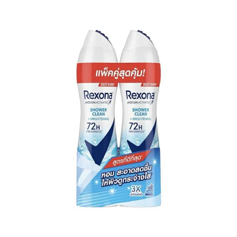 ผลิตภัณฑ์ระงับกลิ่นกาย เรโซน่า 135 มล แพ็ค 2 ขวด [เลือกสูตร] Rexona Spray 135 ml. Twin Pack รูปที่ 5