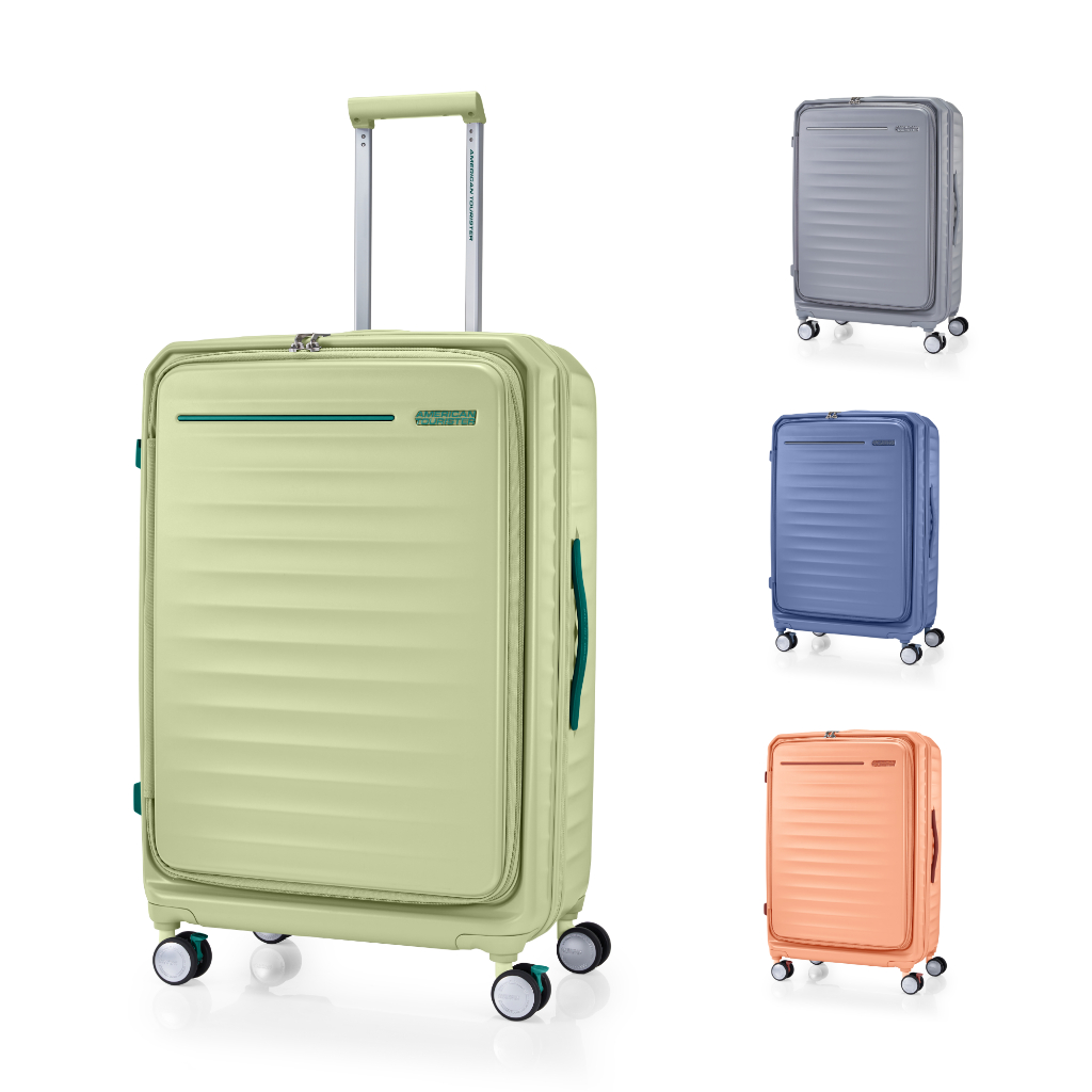 AMERICAN TOURISTER กระเป๋าเดินทางล้อลาก แบบเปิดฝาหน้า(28นิ้ว) รุ่น FRONTEC OS SPINNER 75/28 EXP TSA