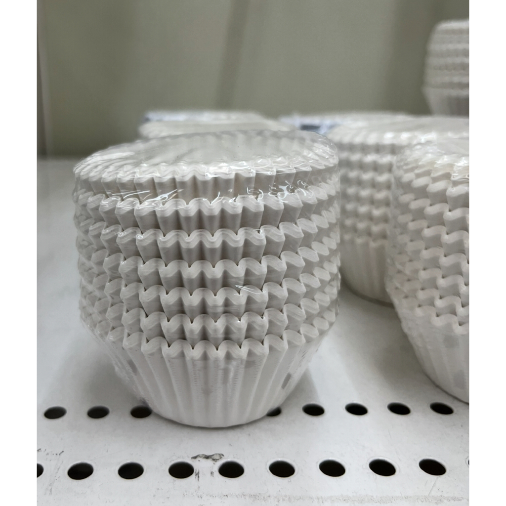 พร้อมส่ง ถ้วยกระทงกระดาษขาว 3219  200ใบ/แพ็ค