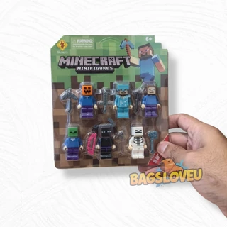 โมเดล ของเล่น สกีบีดี้ ทอยเล็ต Roblox โรบล็อกซ์ พืช ปะทะ ซอมบี้ มายคราฟ 6-12 ตัว พร้อมอุปกรณ์ ตรงปก ส่งเร็ว