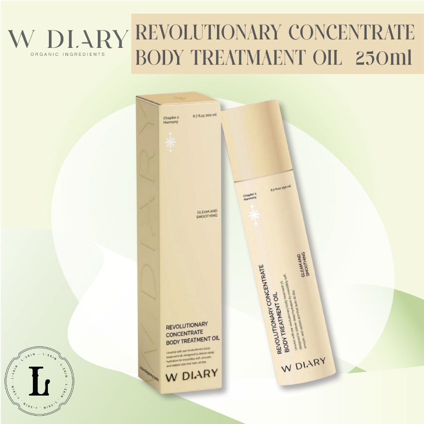 W DIARY REVOLUTIONARY CONCENTRATE BODY TREATMAENT OIL 250 ml. ออยล์ฟื้นฟูผิว wdiary
