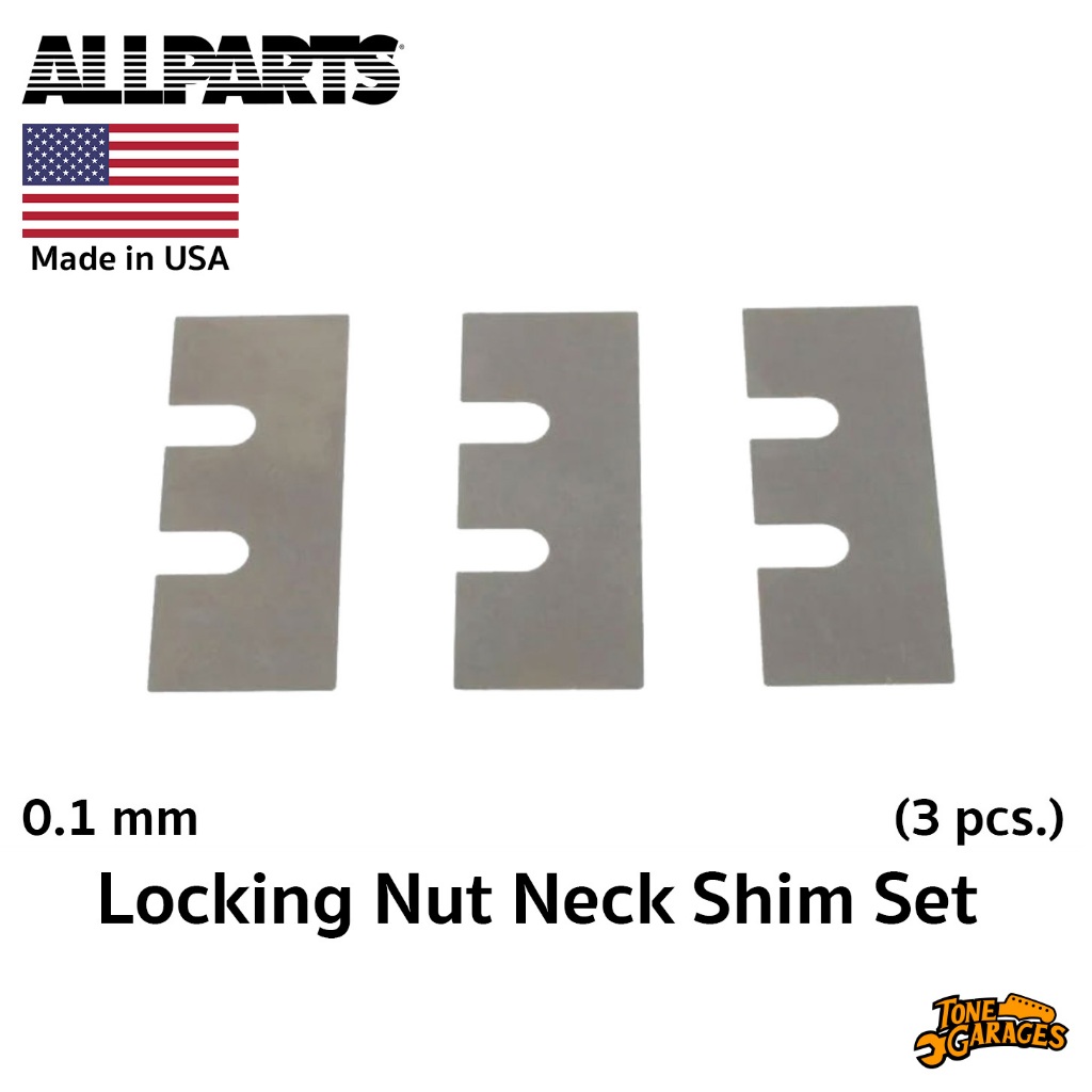 Allparts Locking Nut Neck Shim Set (3pcs.) แผ่นรองล็อคนัท