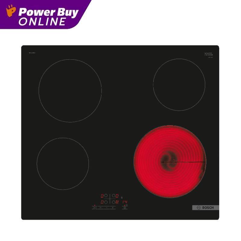 BOSCH เตาไฟฟ้าแบบฝัง (60CM) รุ่น PKE611BB8E