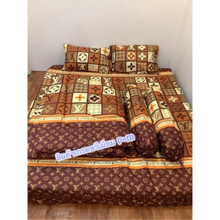 ชุดผ้าปูที่นอน+ผ้าห่ม เซ็ต 6 ชิ้น ขนาด 3.5-5-6 ฟุต เนื้อผ้า cotton พร้อมส่ง