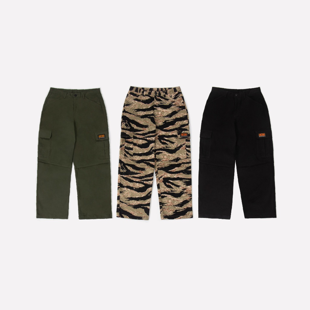 Getricheasy Military Cargo Pants (Olive/Tiger Stripe Camo/Black) กางเกงคาร์โก้ กางเกงขายาว