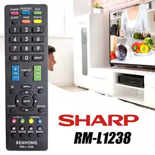 (มีส่งด่วน) รีโมททีวี SHARP รุ่น GB139WJN1 ใช้แทนของเดิม ทรงแบบนี้ ได้เลย 100%