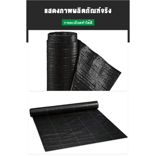 🔥ซื้อ1แถม1🔥 ผ้าคลุมดิน(เกรด A) ผ้าคลุมหญ้า พลาสติกคลุมวัชพืช คลุมวัชพืช ผ้าคลุมวัชพืช น้ำซึมผ่านได้ คลุมวัชพืช 50/100m