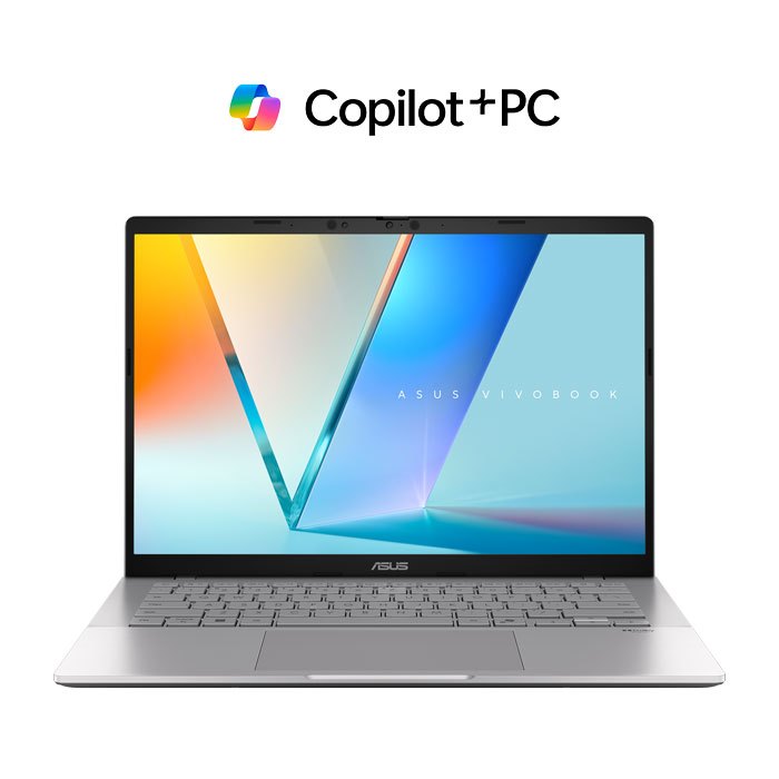 Notebook(โน๊ตบุ๊คบางเบา)ASUS Vivobook S14 S3407QA-OLED053WA 14" 2.5K Snapdragon® X X1 26 Qualcomm® A