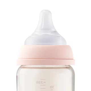 MOYUUM Gen3 ขวดนมเด็ก Premium PPSU โมยูม ALL IN ONE ขนาด 330ML (ลาย More Love) พร้อมจุก Stage3 สำหรับ 6-8 เดือน